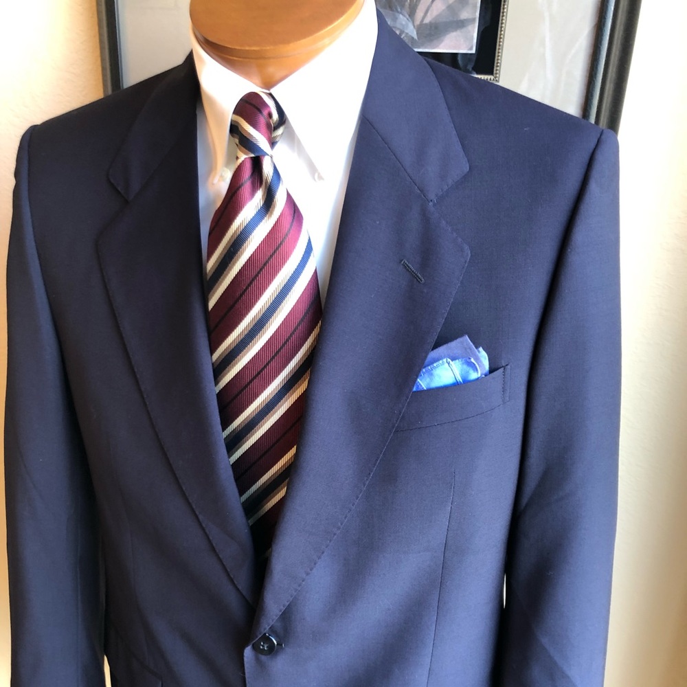 Antonio Baldan Italian Wool 2 Button Blazer Size 40R - Picture 6 of 15